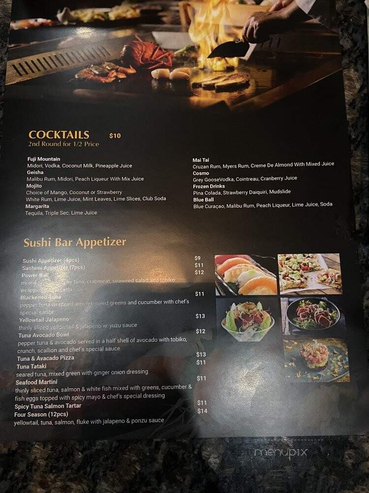 Fuji Mountain Restaurant - Larchmont, NY menu_pic