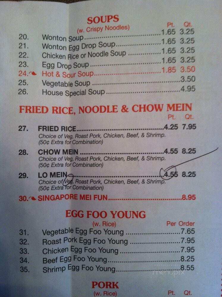 Full House Buffet - Amsterdam, NY menu_pic