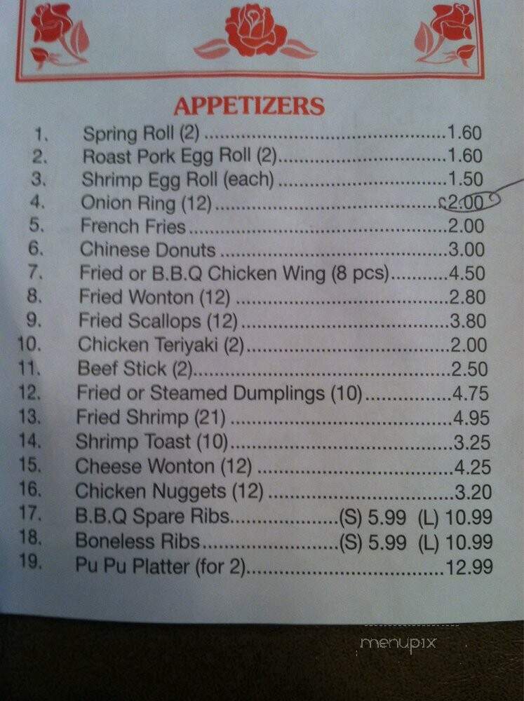 Full House Buffet - Amsterdam, NY menu_pic