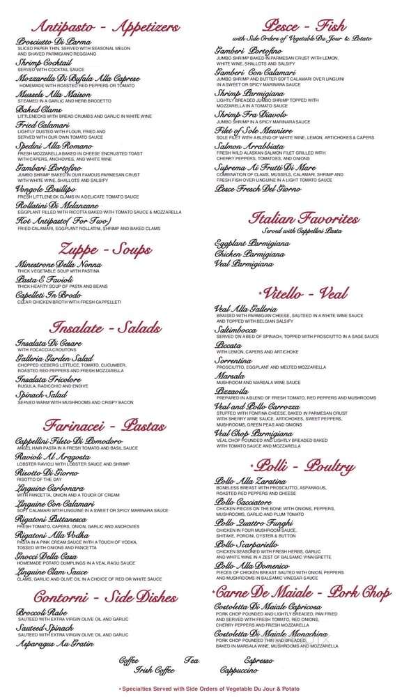 Galleria Dominick Restaurant - Westbury, NY