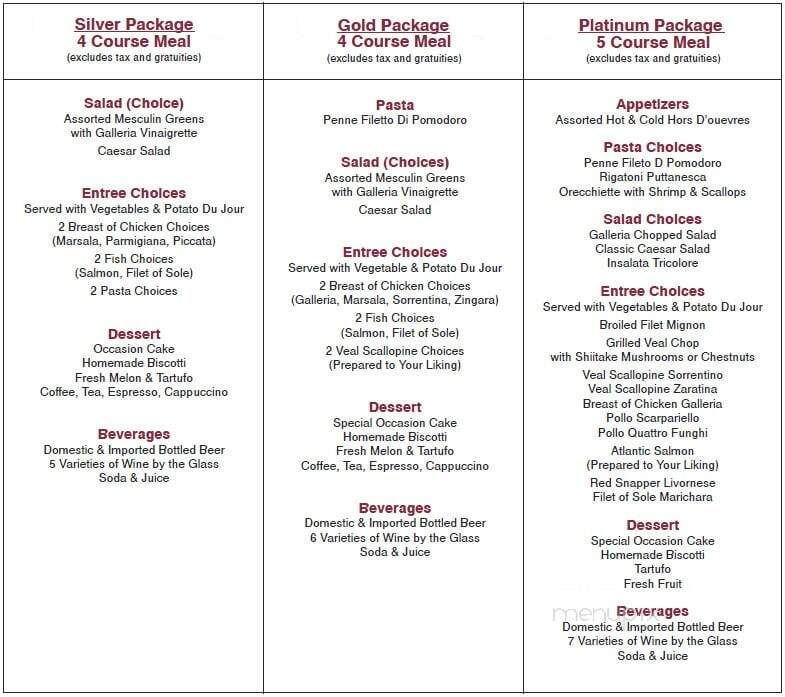 Galleria Dominick Restaurant - Westbury, NY