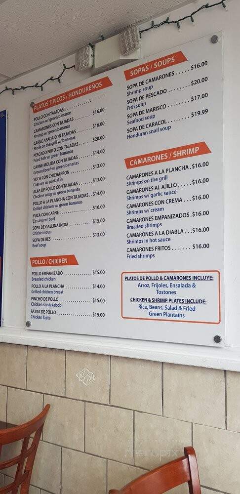 Gloria Restaurant - Westbury, NY menu_pic