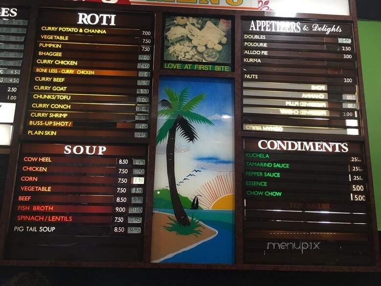Gloria's West Indian Restaurant - Brooklyn, NY menu_pic