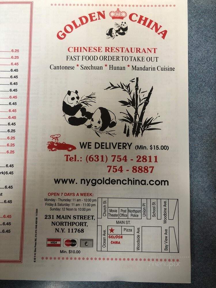 Golden China - Northport, NY menu_pic