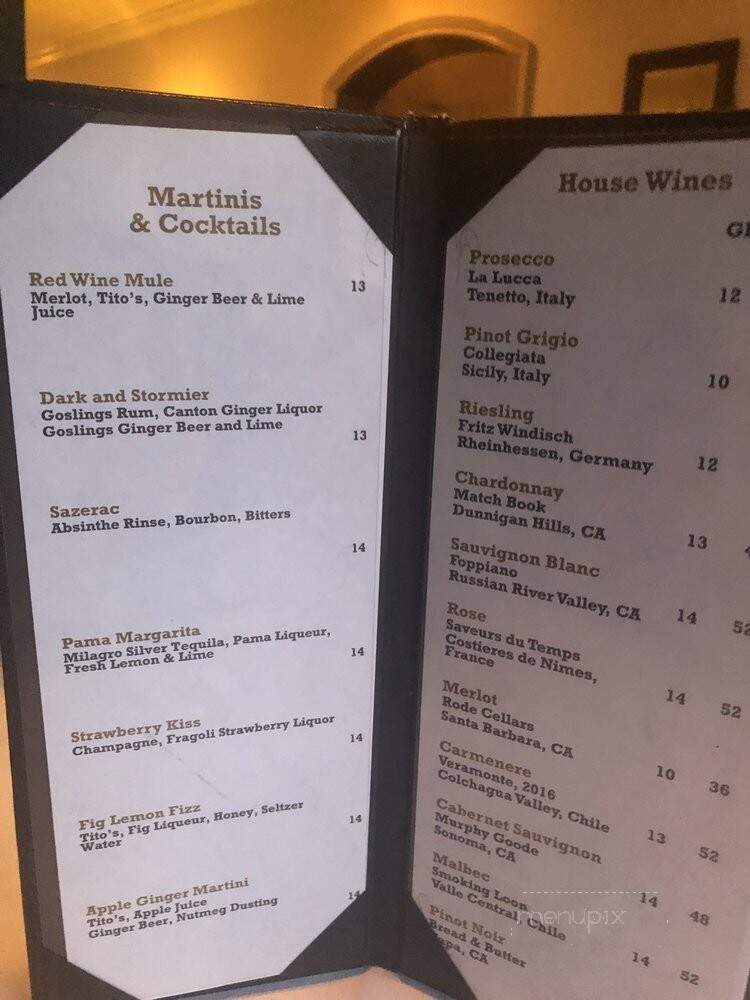 Grasso's - Cold Spring Harbor, NY menu_pic
