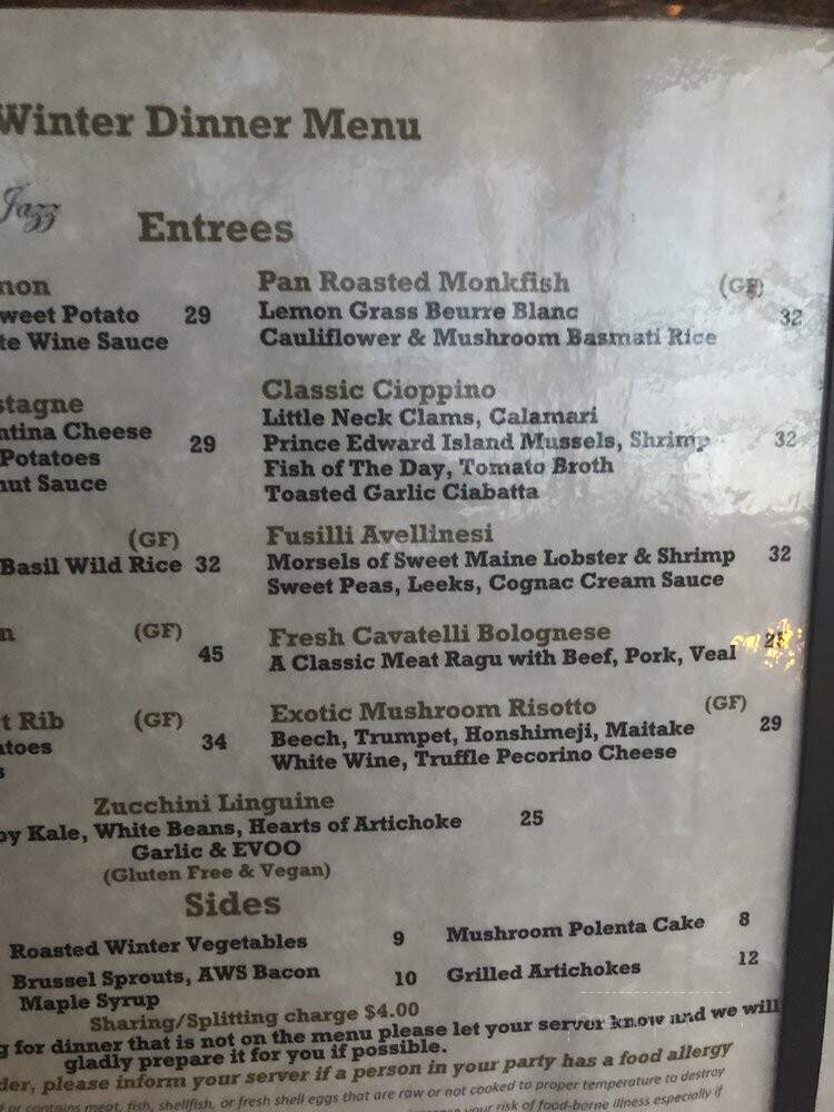 Grasso's - Cold Spring Harbor, NY menu_pic