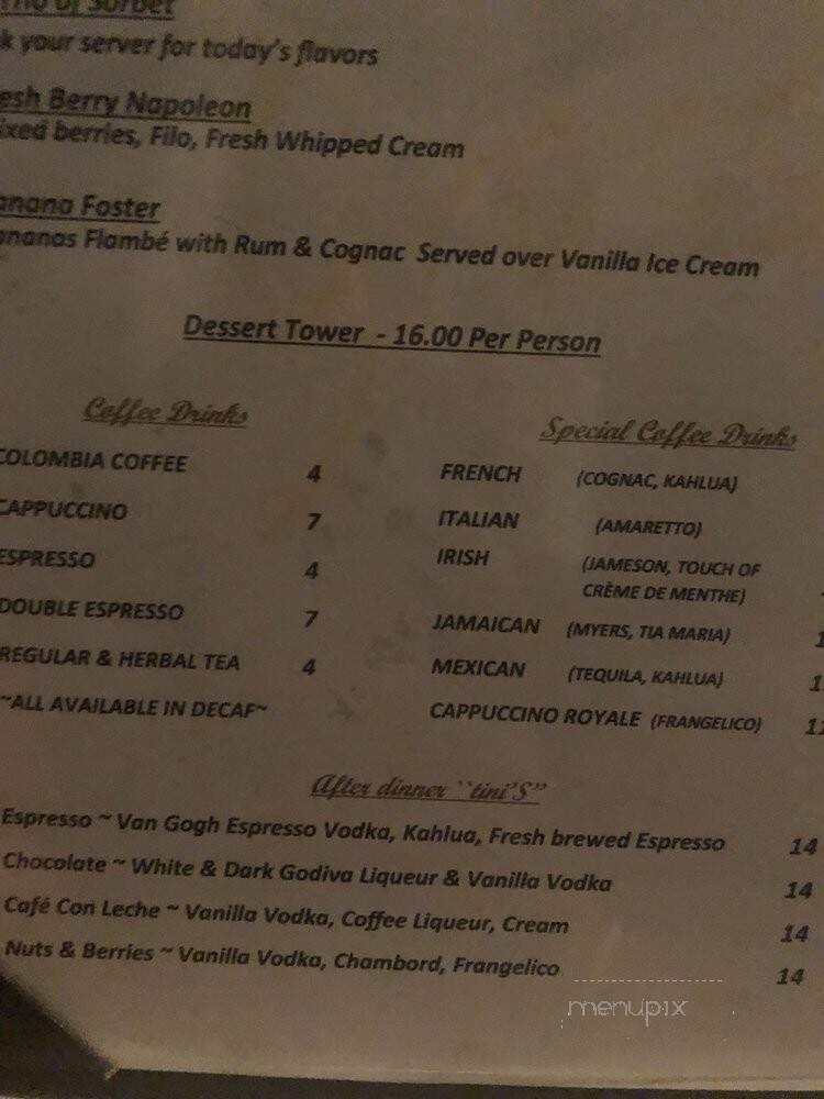 Grasso's - Cold Spring Harbor, NY menu_pic
