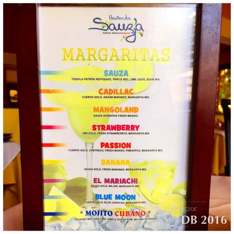Hacienda Sausa - Mohegan Lake, NY menu_pic