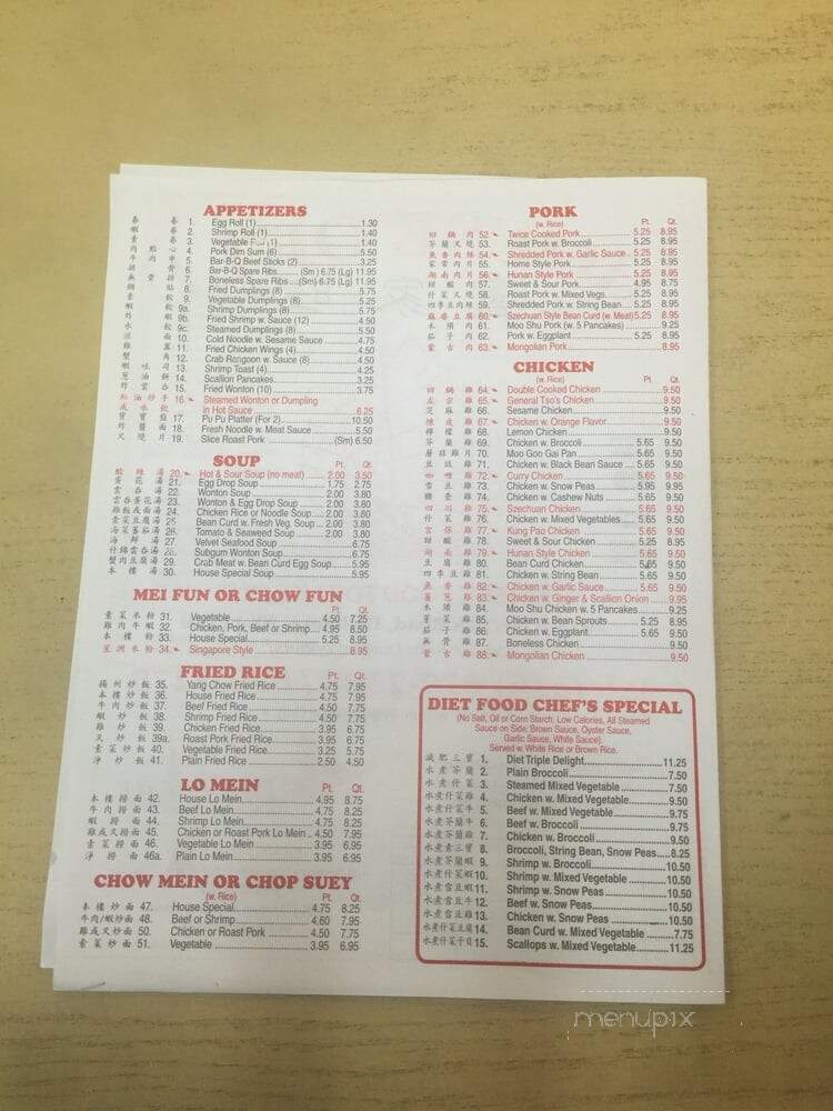 House Of Lu - Bellmore, NY menu_pic