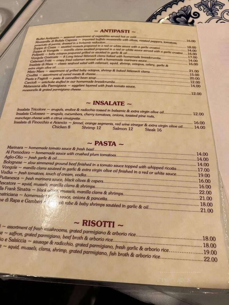 II Colosseo Restaurant & Pizza - Brooklyn, NY menu_pic