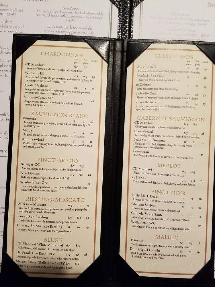 Ironstone Restaurant - Jamestown, NY menu_pic