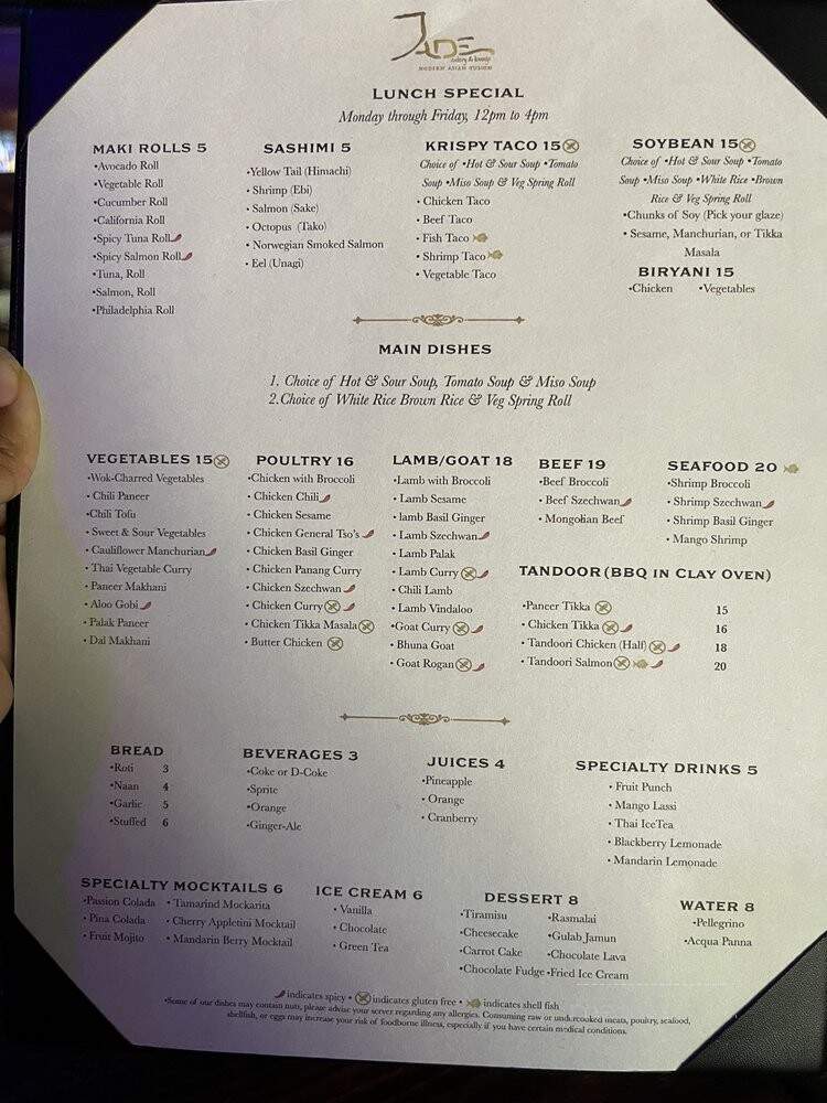Jade Eatery & Lounge - Flushing, NY menu_pic