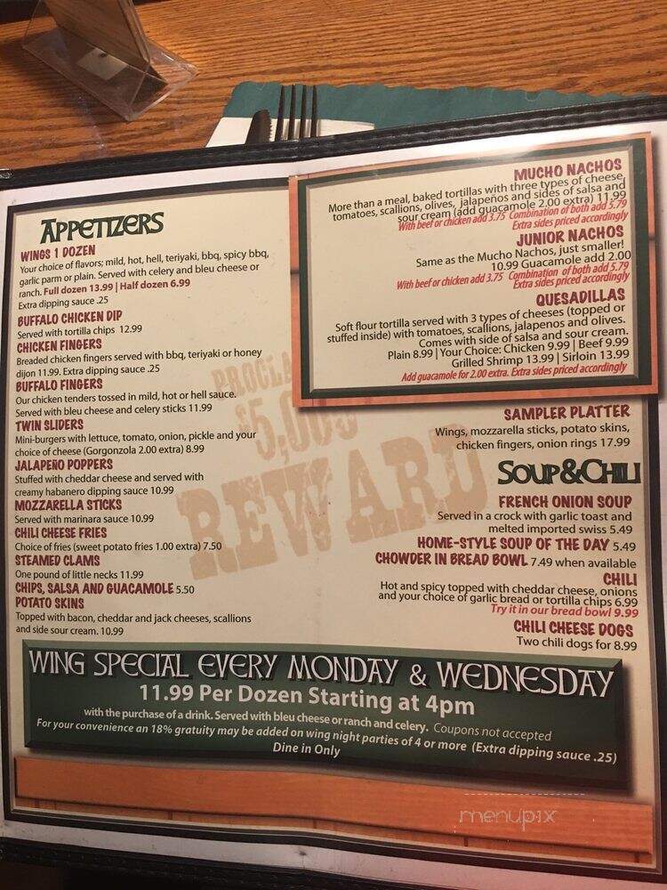 Kelly's Corner - Brewster, NY menu_pic