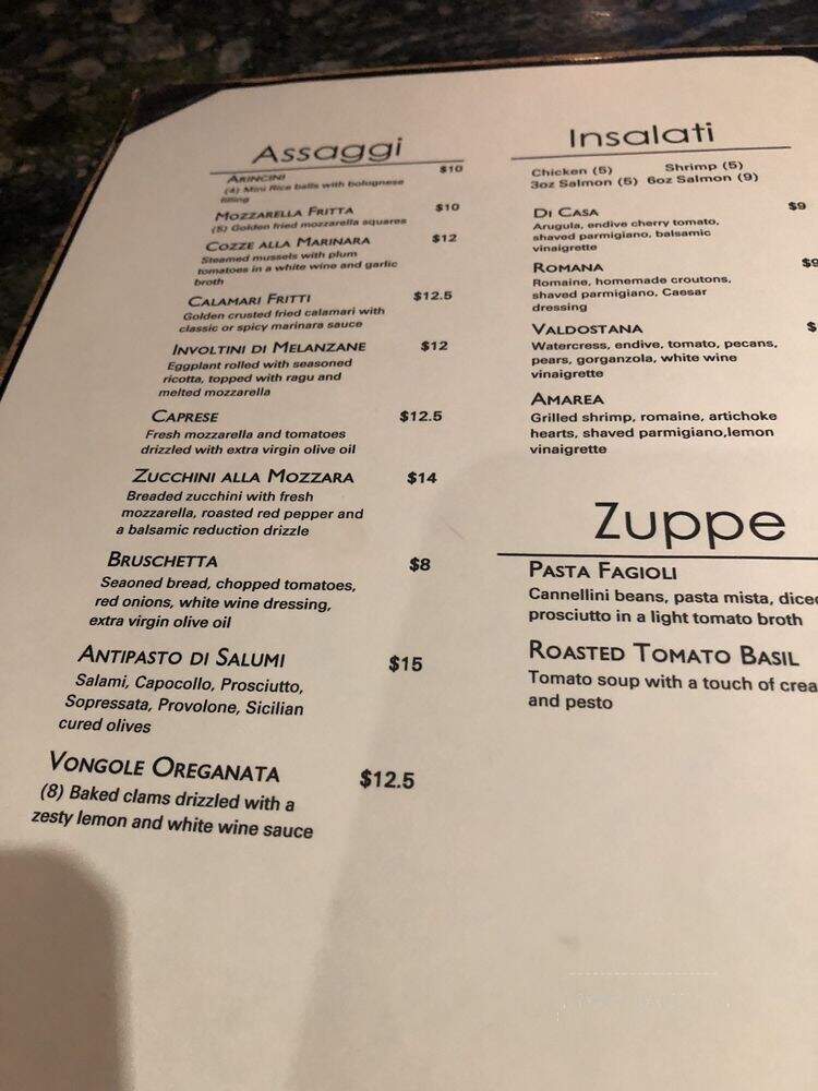 La Nola - Huntington, NY menu_pic