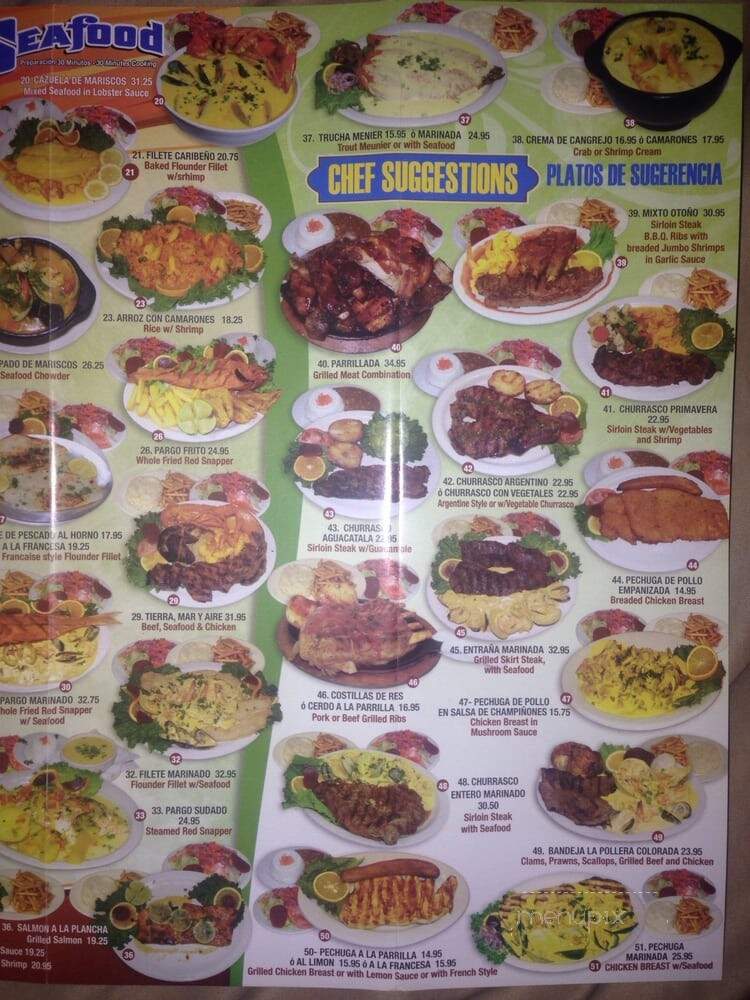La Pollera Colorada II - Jackson Heights, NY menu_pic