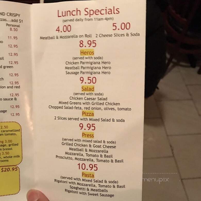 Layla Jones - Brooklyn, NY menu_pic