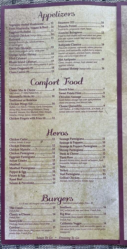 Leo's Restaurant & Pizzeria - Wappingers Falls, NY menu_pic
