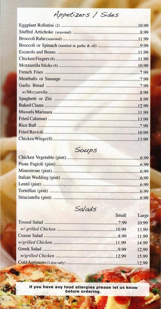 Little Italy - West Islip, NY menu_pic