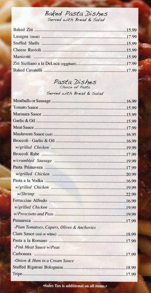 Little Italy - West Islip, NY menu_pic