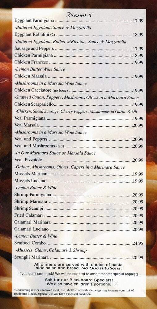 Little Italy - West Islip, NY menu_pic