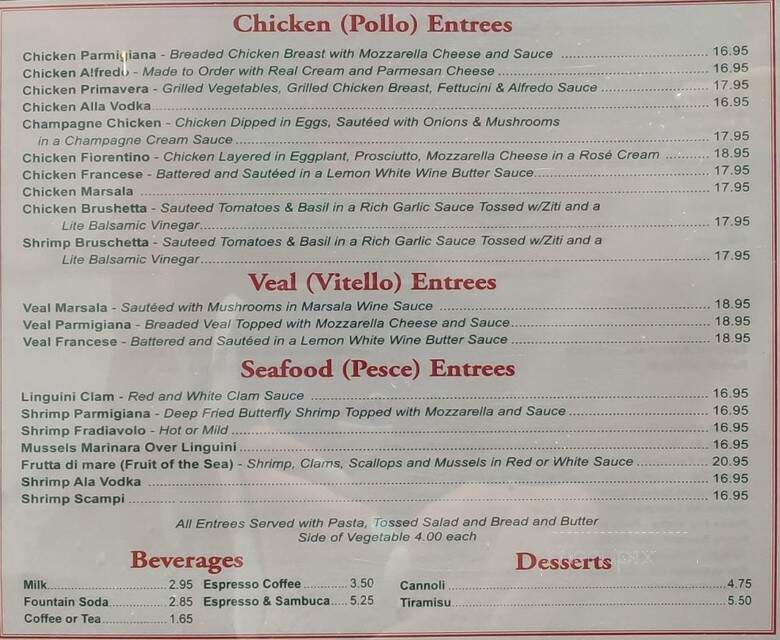 Little Italy Pizzeria - Deposit, NY menu_pic