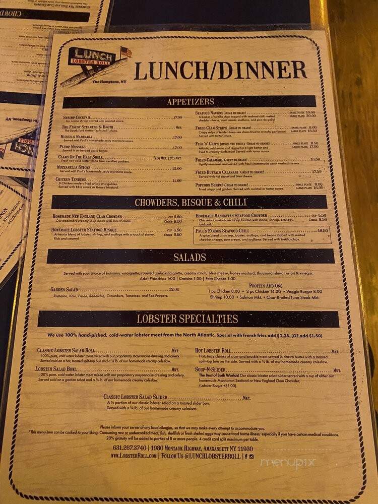 Lobster Roll Restaurant - Amagansett, NY