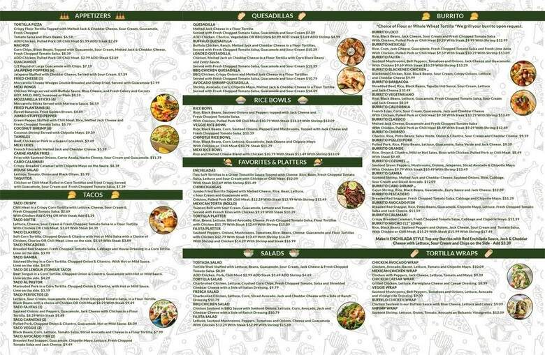 Burrito Loco Fresh Mexican Grill - Commack, NY menu_pic