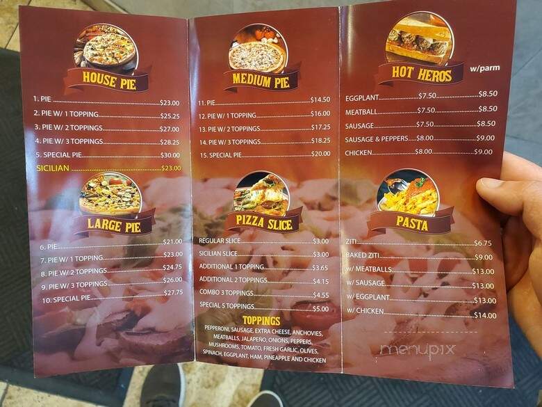 Lucia Pizza - Flushing, NY menu_pic