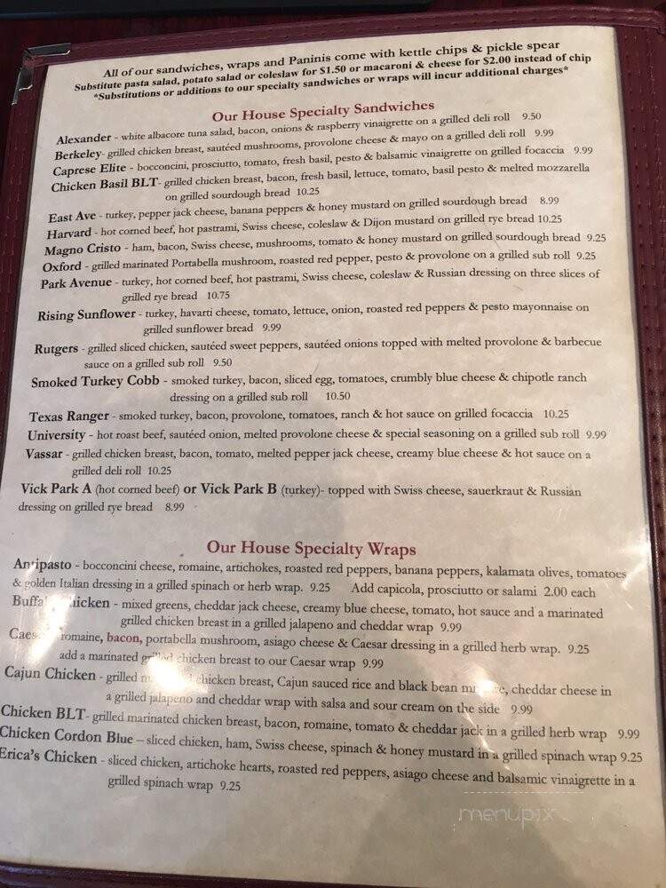 Magnolia's Deli & Cafe - Rochester, NY menu_pic