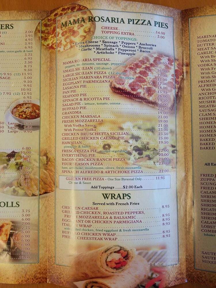 Mama Rosaria - Staten Island, NY menu_pic