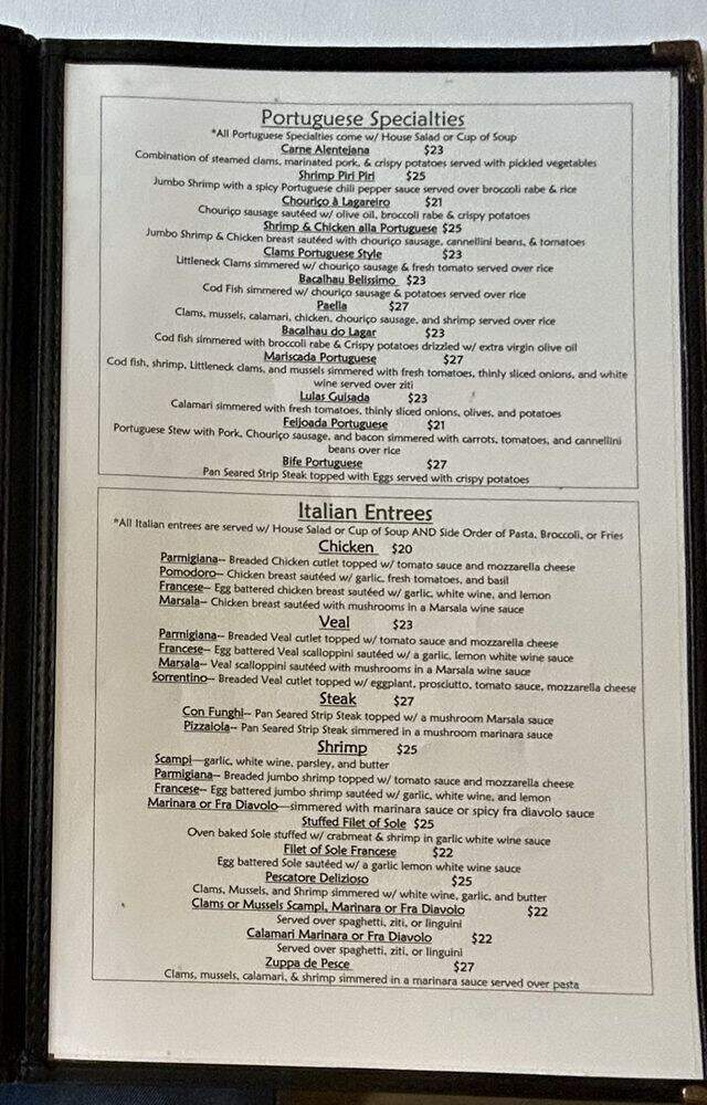 Mamma Mia Restaurant - Wappingers Falls, NY menu_pic