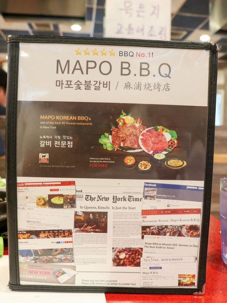 Mapo-Bbq - Flushing, NY menu_pic