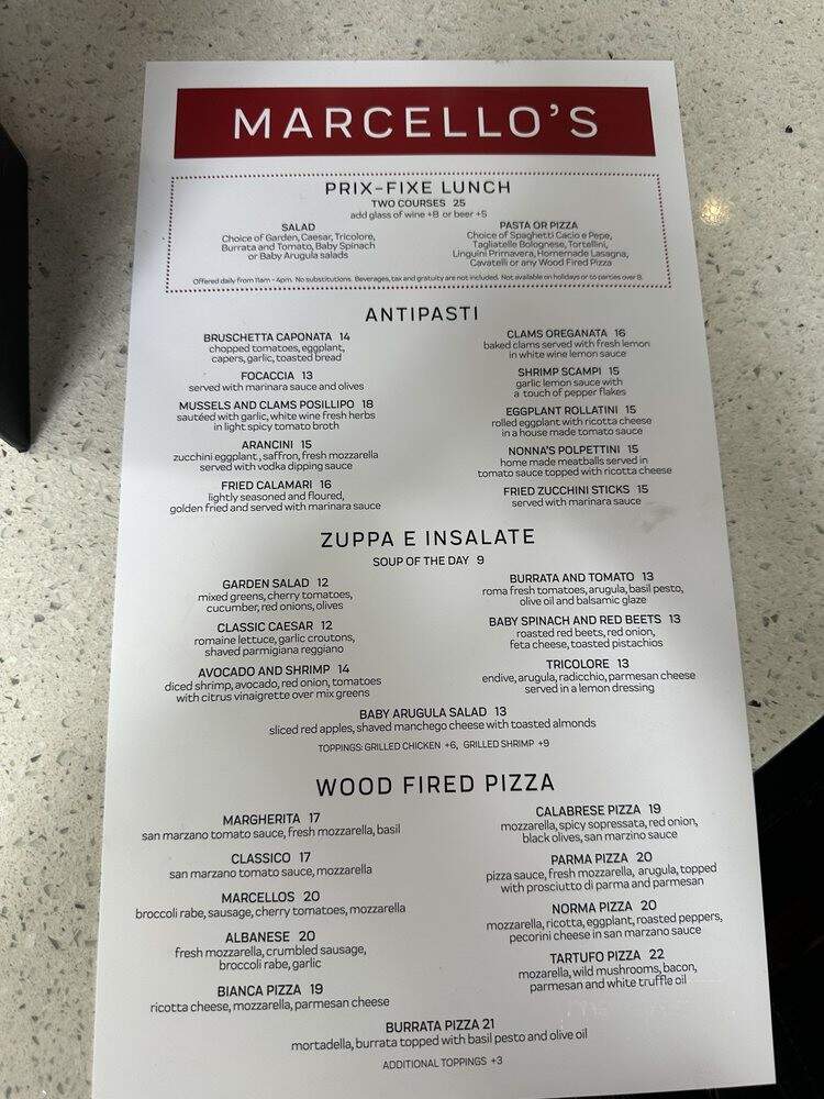Marcello's Pizza - Pelham, NY