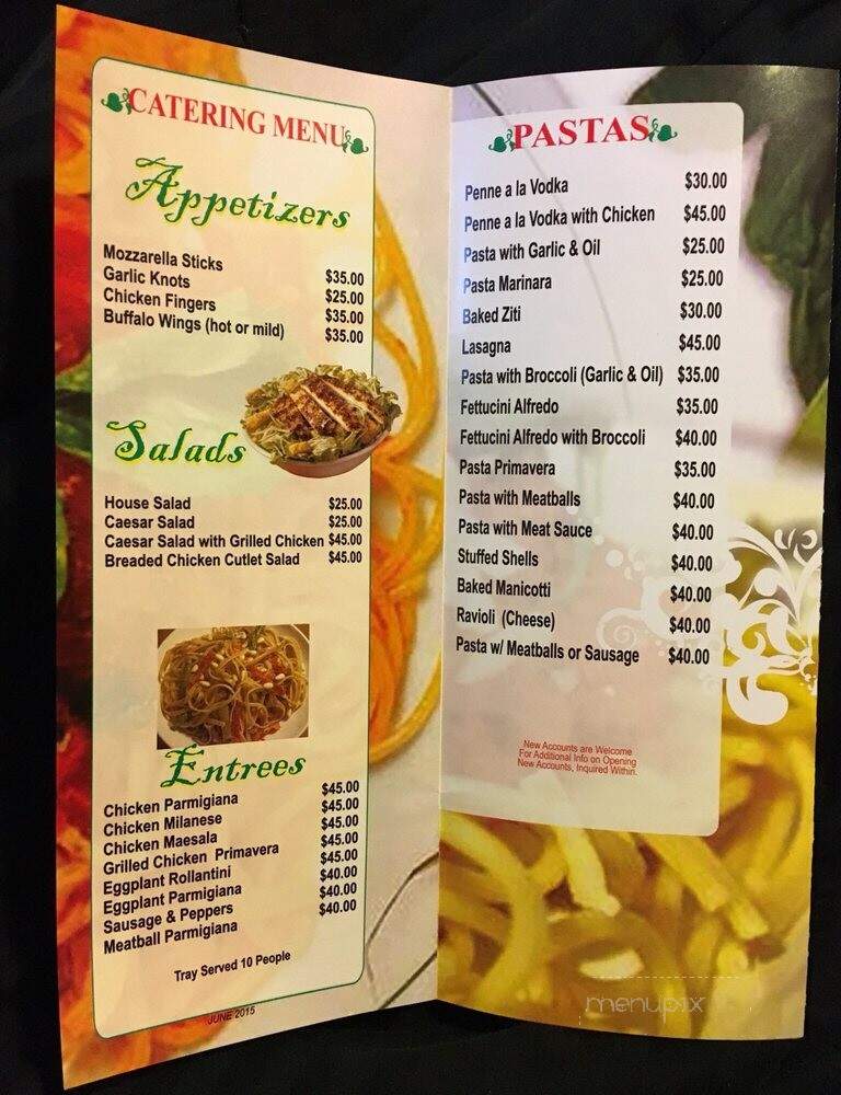 Mario's Pizza - Bronx, NY menu_pic