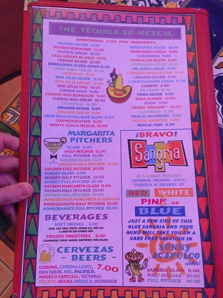 Mezcal's Mexican Restaurant - Brooklyn, NY menu_pic