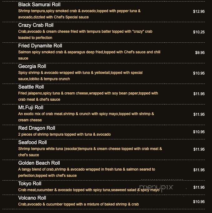 Mikado Japanese Restaurant - Lynbrook, NY menu_pic