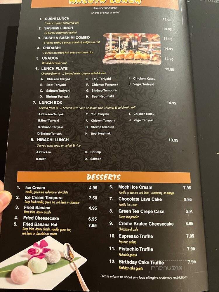 Mitoushi Japaness Restaurant - Brooklyn, NY menu_pic