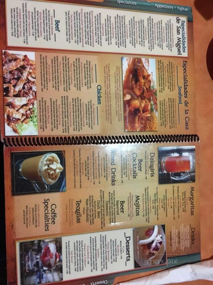 Monte Alban Mexican Grill - Rochester, NY menu_pic