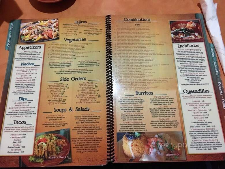 Monte Alban Mexican Grill - Rochester, NY menu_pic