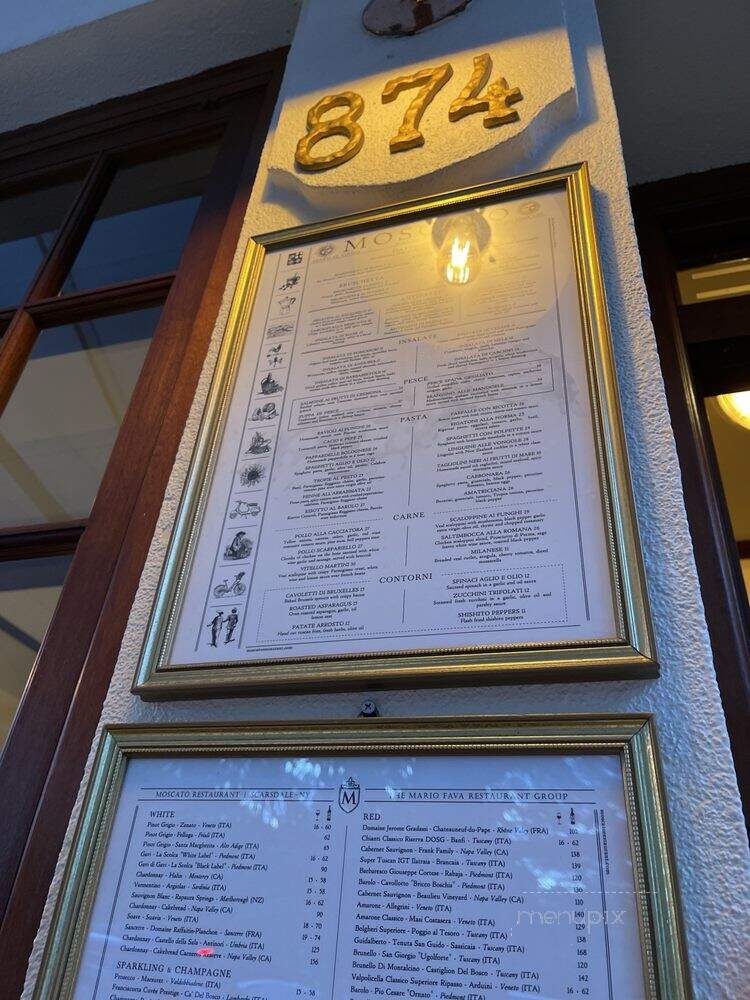 Moscato - Scarsdale, NY menu_pic