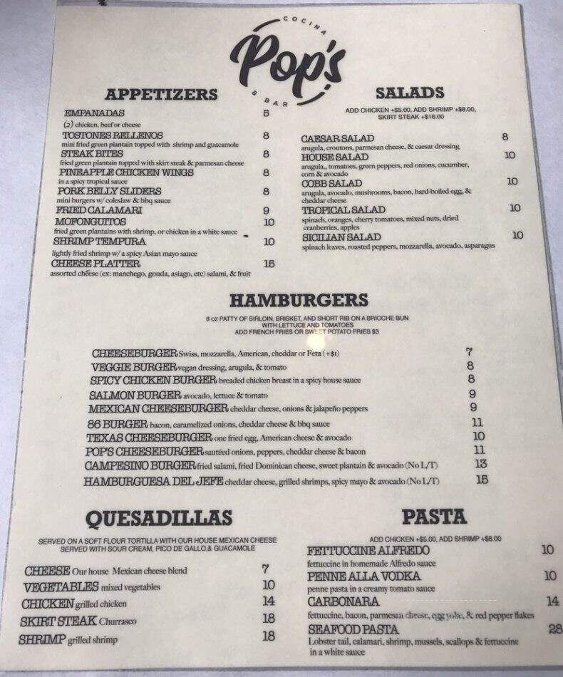 New Pop's Restaurant - Woodhaven, NY