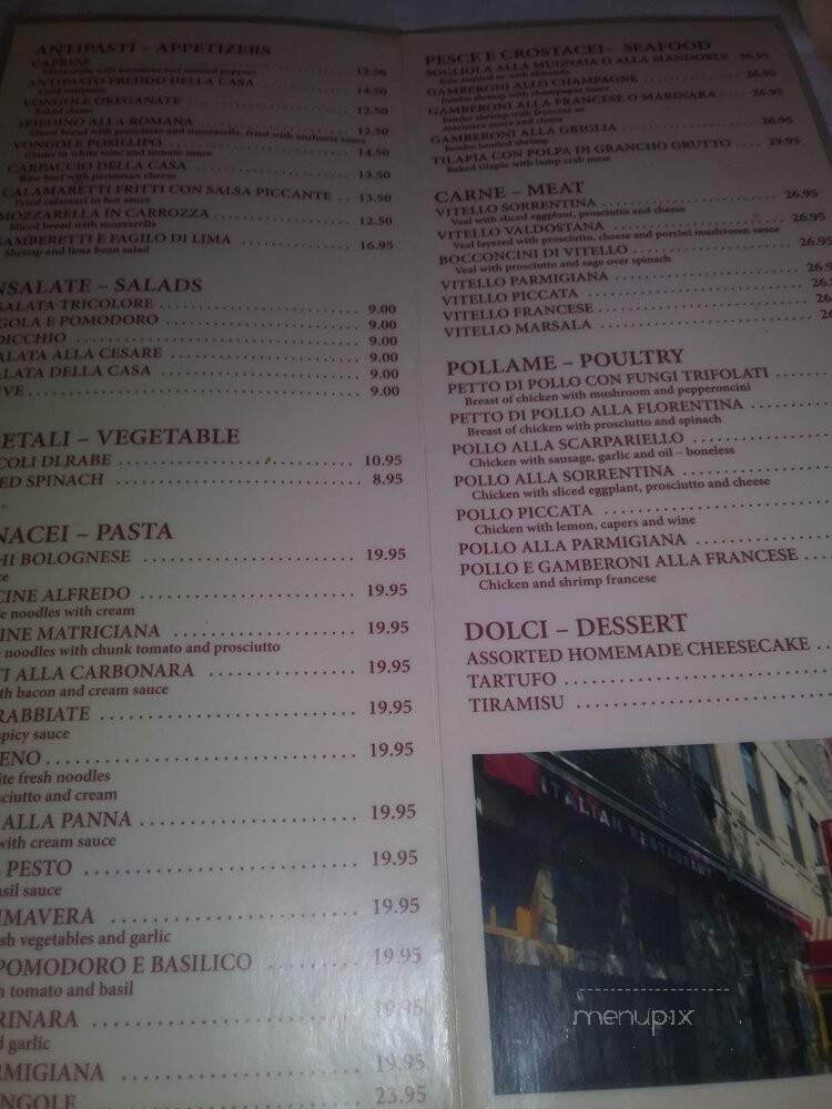 Pasquale Rigoletto Restaurant - Bronx, NY menu_pic