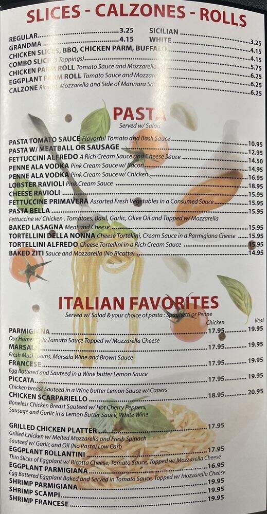 Peppinos - Baldwin Place, NY menu_pic