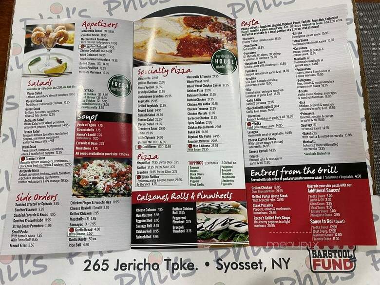 Phil's Pizzeria & Restaurant - Syosset, NY