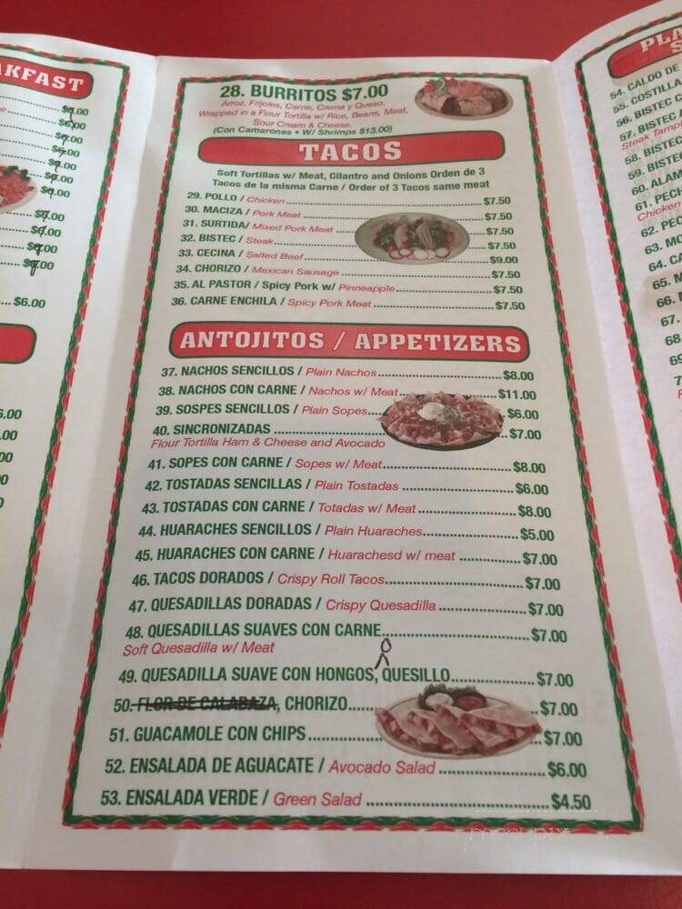 Pipo's Restaurant - New York, NY menu_pic