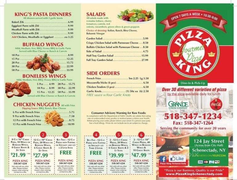 Pizza King Of New York - Schenectady, NY