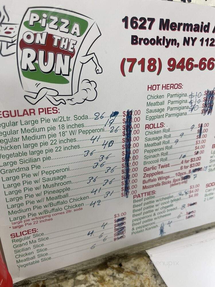Pizza On The Run - Brooklyn, NY