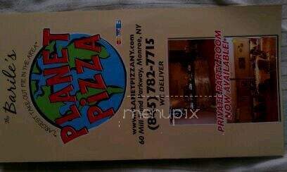 Planet Pizza Family Restaurant - Monroe, NY menu_pic