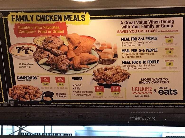 Pollo Campero Restaurant - Bay Shore, NY menu_pic