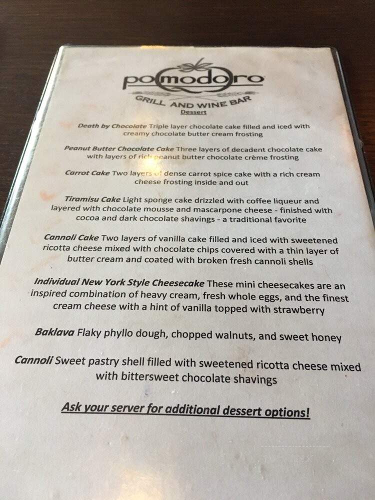 Pomodoro Grill - Rochester, NY